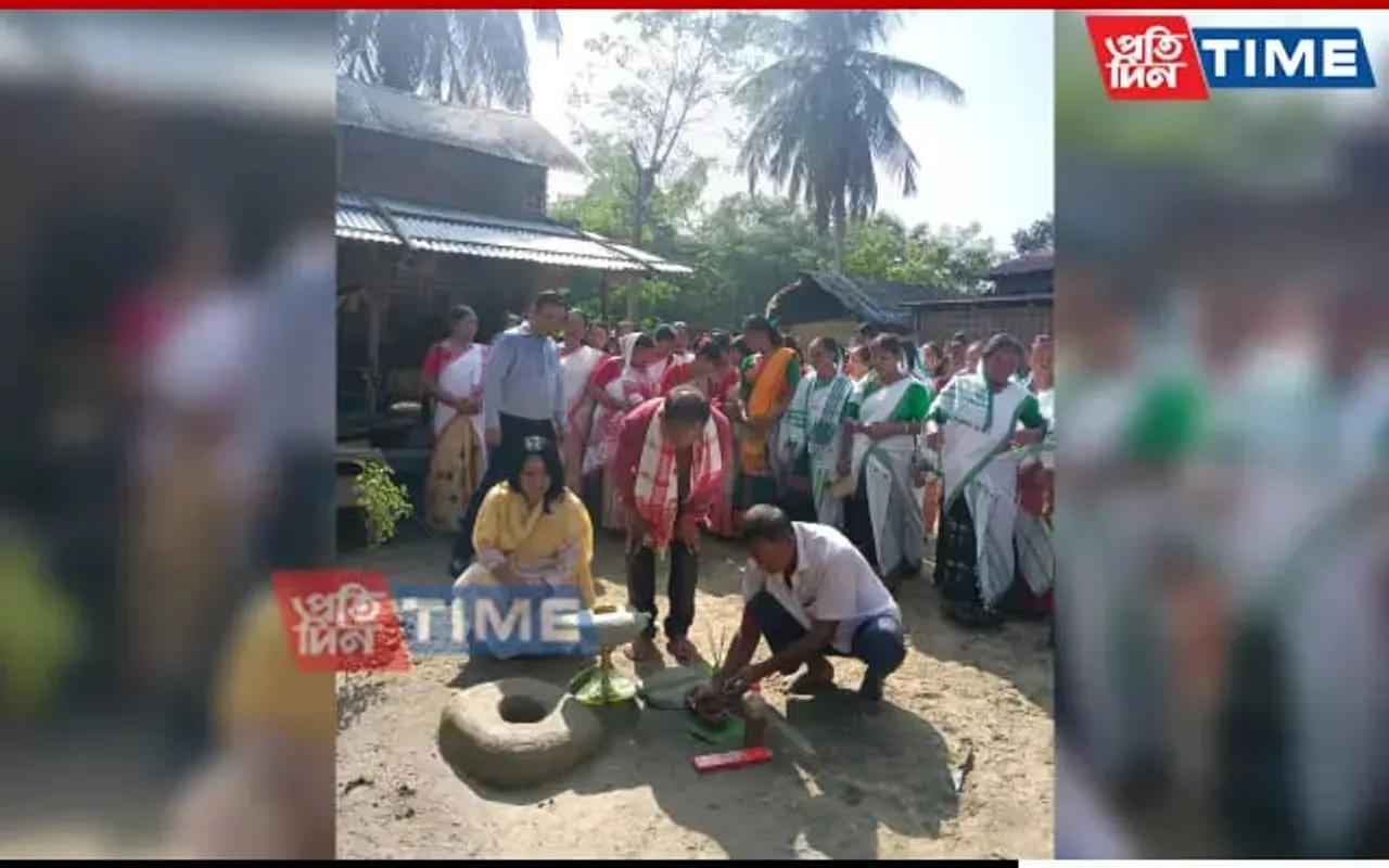 Kati Bihu Celebrated District Agriculture Office In Karbi Anglong