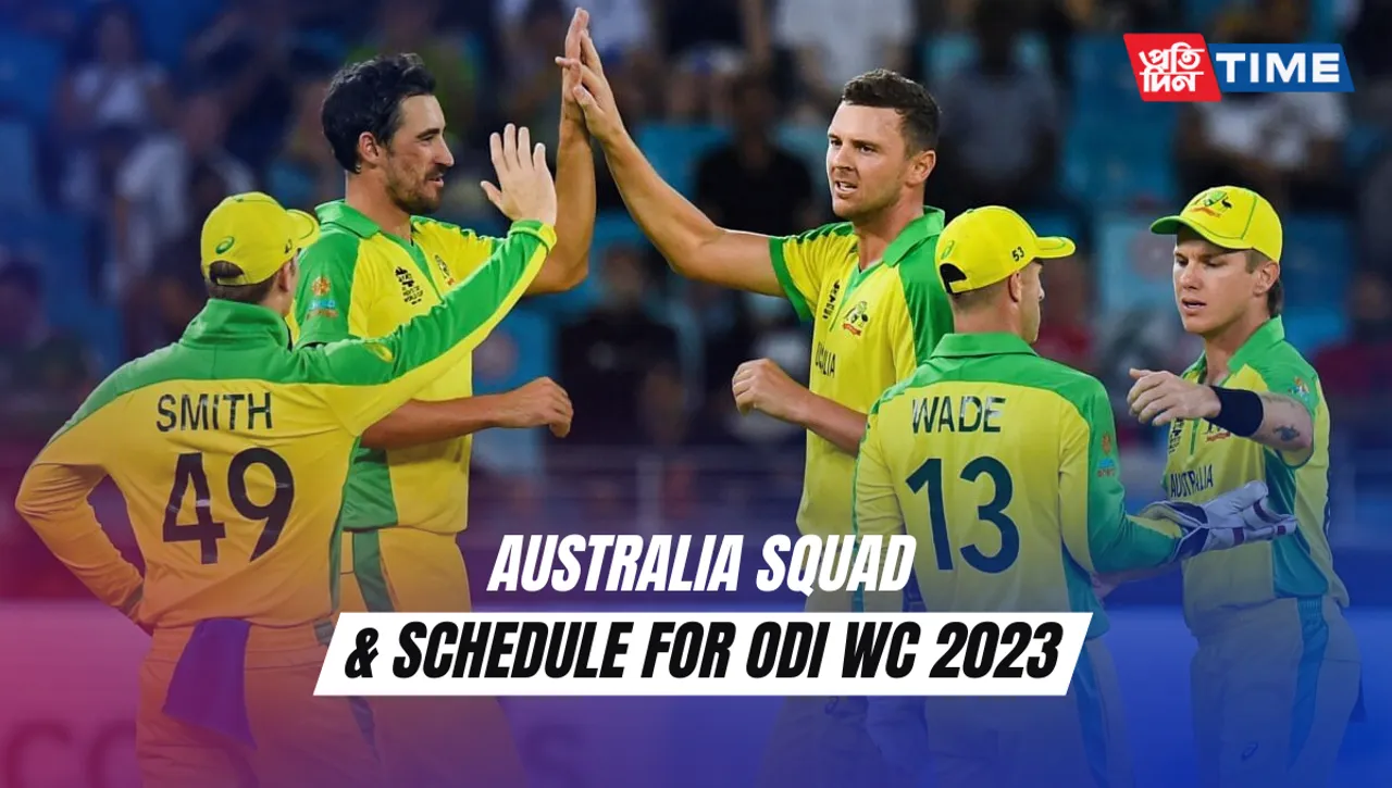 Australia World Cup 2023 Squad, Players Roster, Fixtures, and Team Lineup