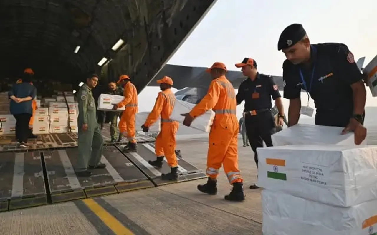 India Sends Humanitarian Aid To Palestinians In War-Hit Gaza Strip