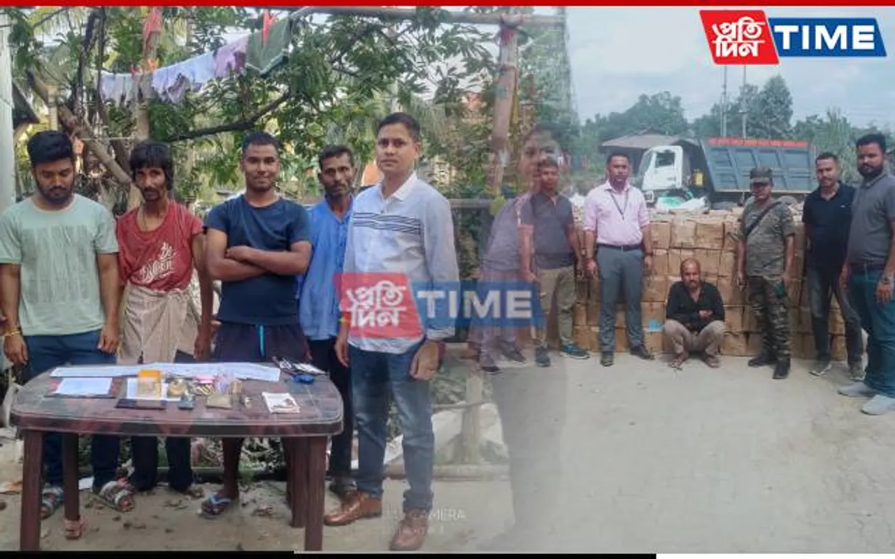 STF Assam Foils Drug Smuggling Bid & Illegal Teer Gambling in Separate Ops