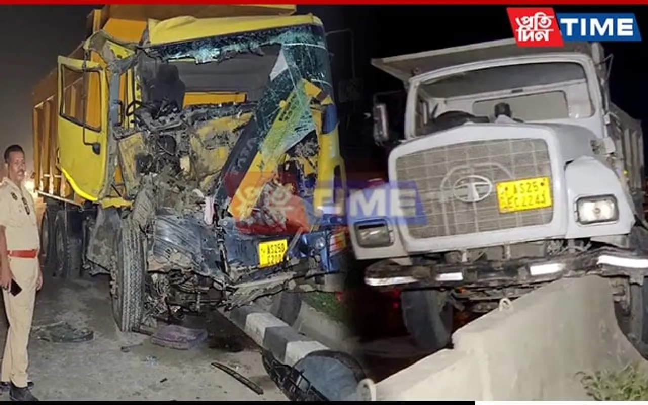 Guwahati: Fatal Head-On Crash at Boragaon; 1 Dead, 3 Injured