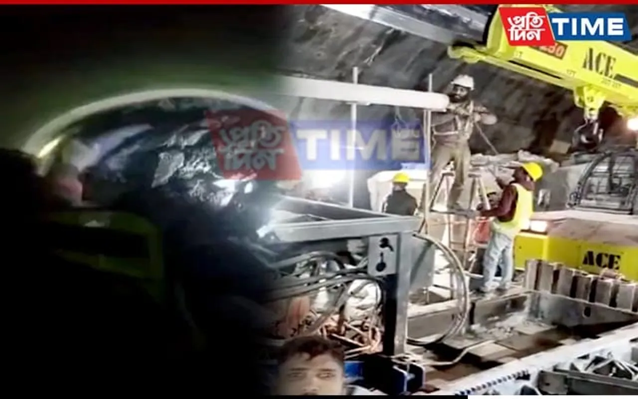 Rescue Operations at Silkyara Tunnel Collapse Site on War Footing Mode
