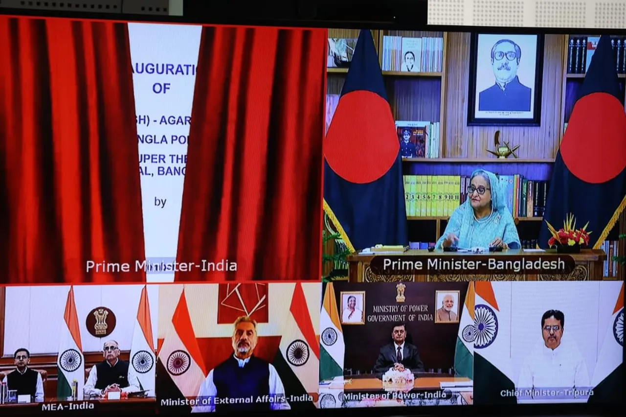 Bangladeshi & Indian PMs Flag Off Akhaura-Agartala Rail Link