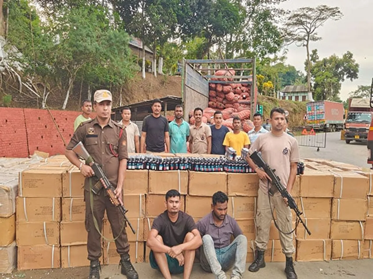 Assam Police Seize 40,000 Cough Syrup Bottles Worth Over Rs 2 Cr In Karimganj