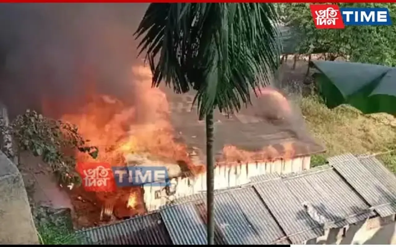 Major Fire In Jorabat Guts 5 Houses, Claims Life Of Woman