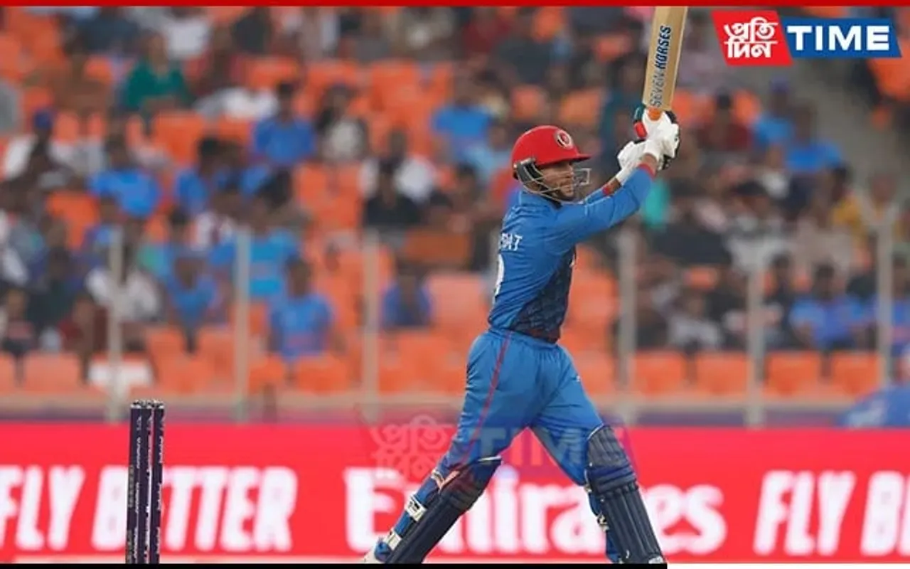 ICC World Cup 2023: Azmatullah's Unbeaten 97 Helps Afghanistan to Reach 244