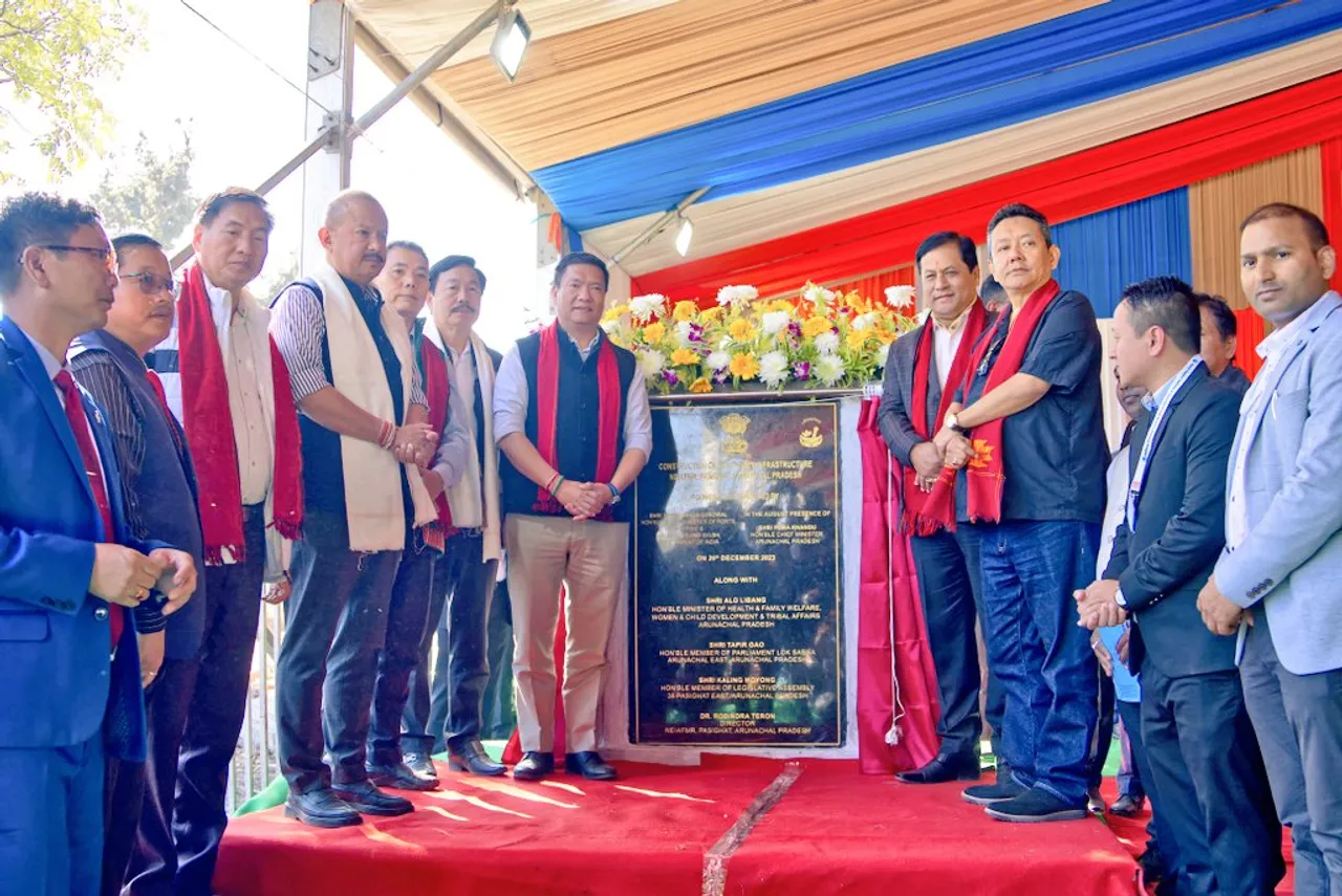 Sarbananda Sonowal, Pema Khandu Lays Foundation Stone for Capacity Expansion at NEIAFMR
