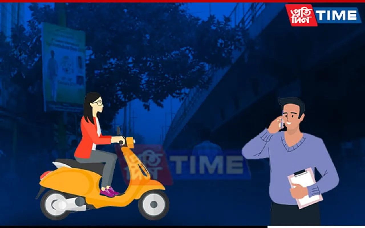 Guwahati: Female Scooter Rider Snatches Uber Driver's Phone In Unusual Theft