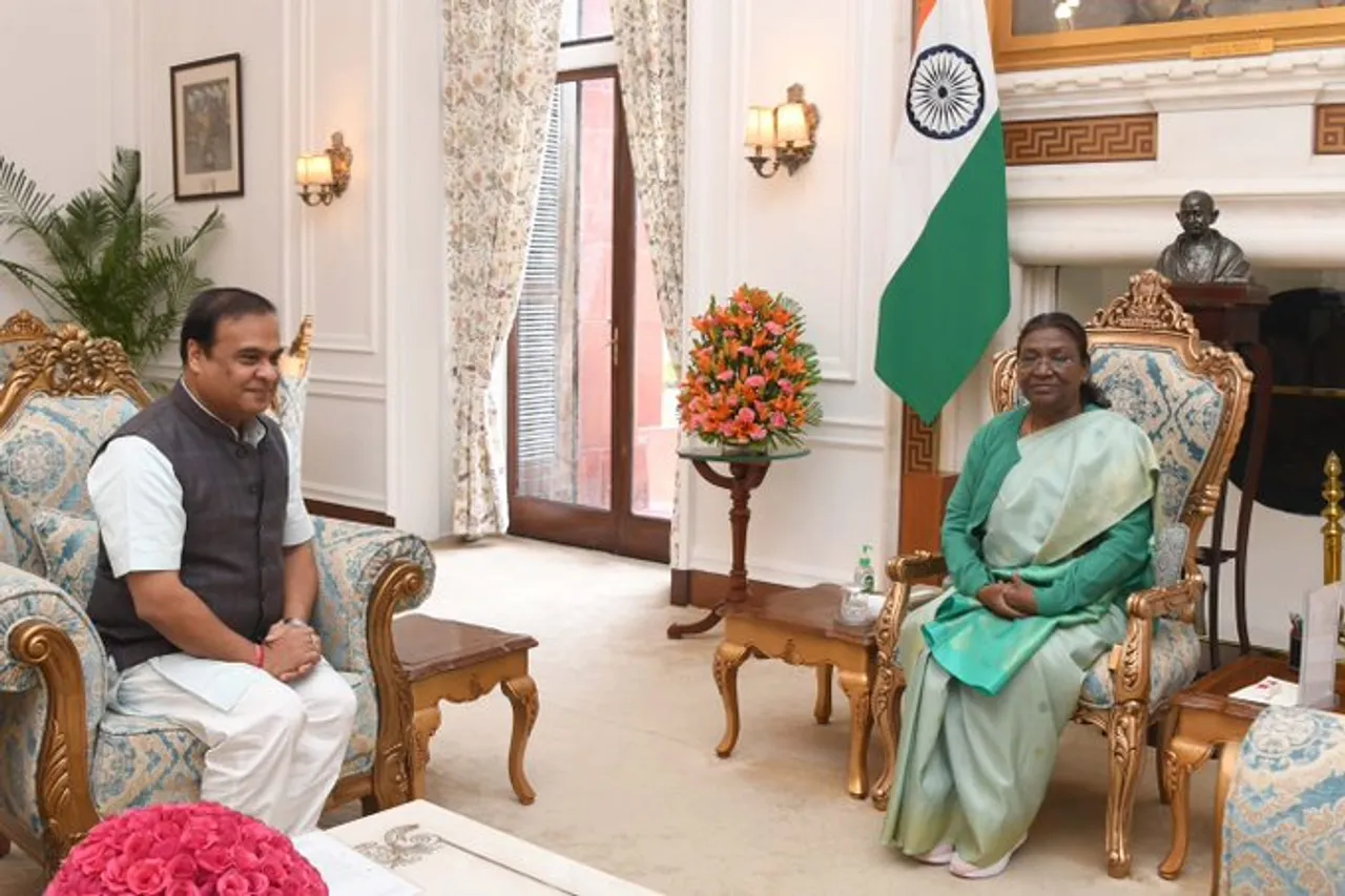 Assam CM Meets President Murmu; Extends Invitation to 50th Karbi Youth Festival