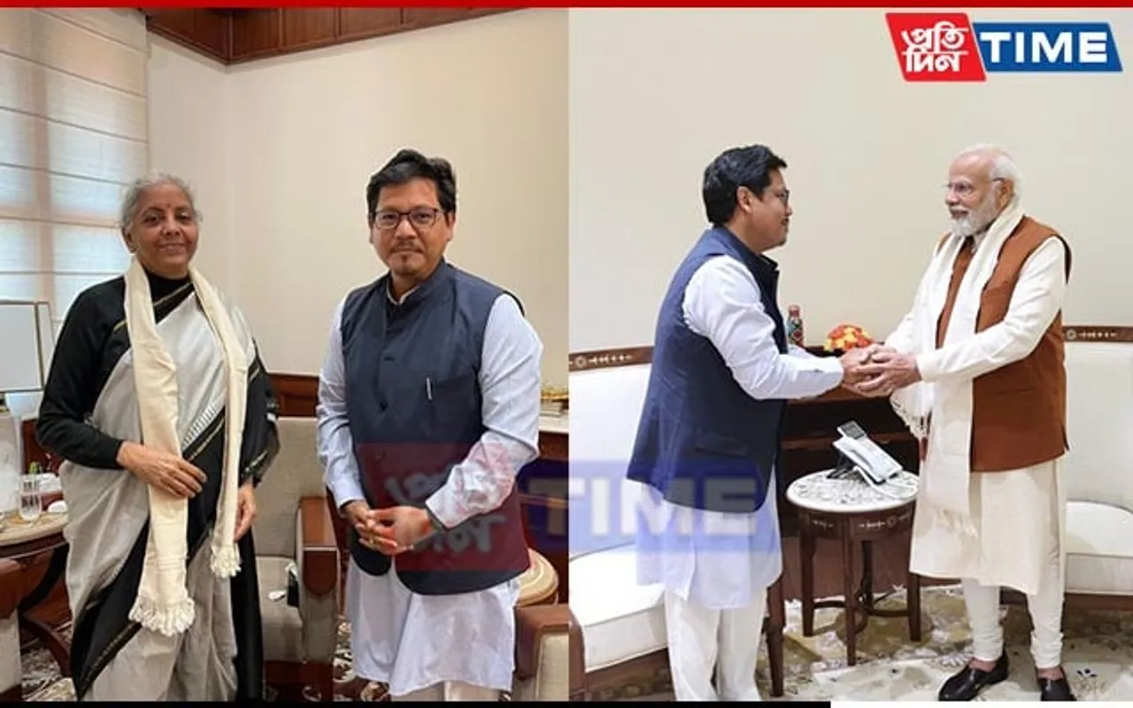 Conrad Sangma Meets PM Modi, Finance Min; Seeks Support for Meghalaya's Growth