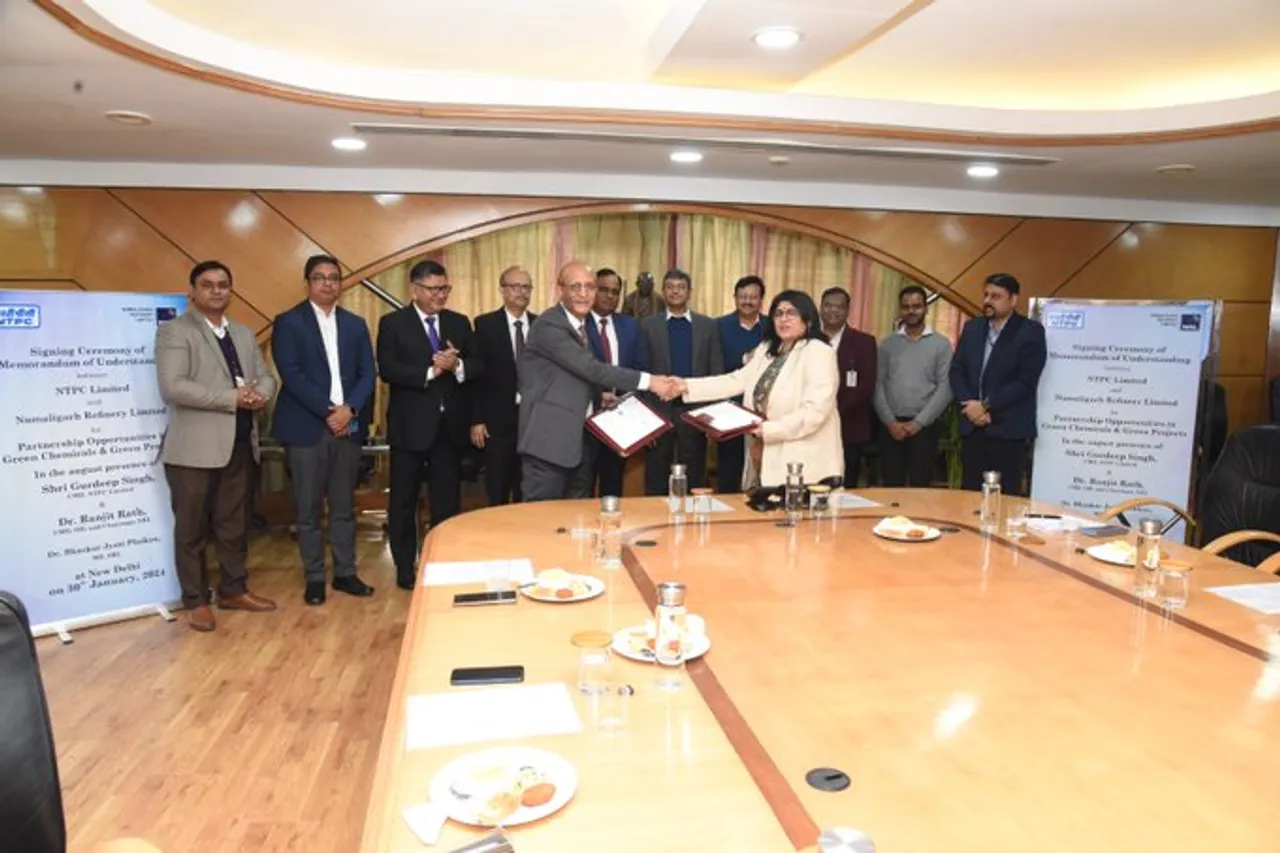 NTPC & NRL to Build Strategic Partnership in Green Chemicals, Green Projects