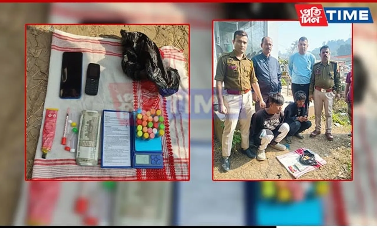 Guwahati Police Apprehend Two Drug Peddlers; Illicit Items Seized