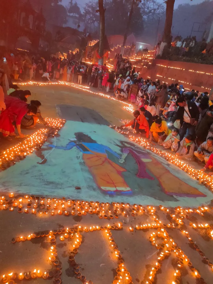 Guwahati: Basistha Temple Lights Up With 1 Lakh Diyas