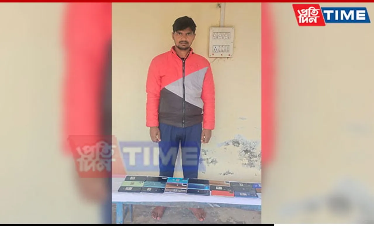 West Bengal Man Apprehended in Guwahati with 21 Stolen Mobile Phones