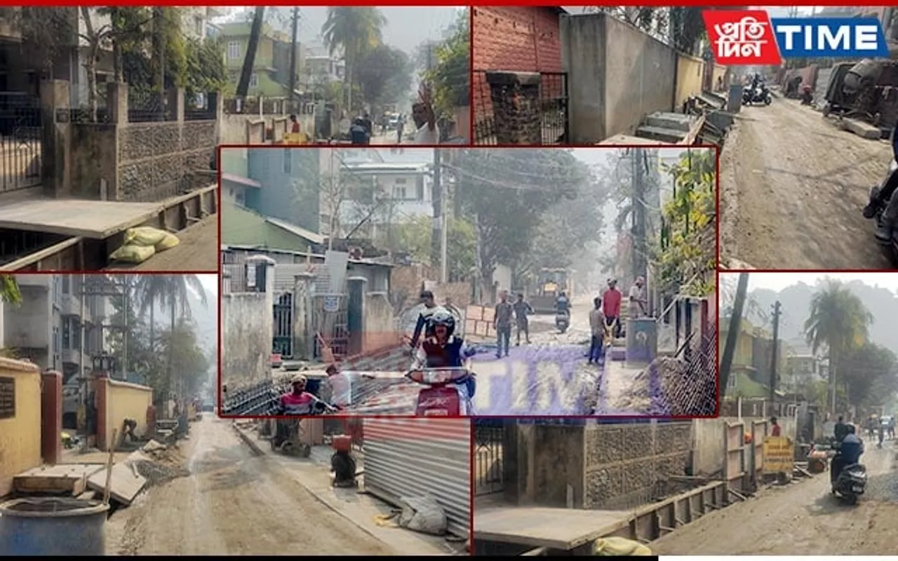Guwahati's Urban Facelift: Paved Roads Bring Progress and Punctures; Residents Embrace Woes