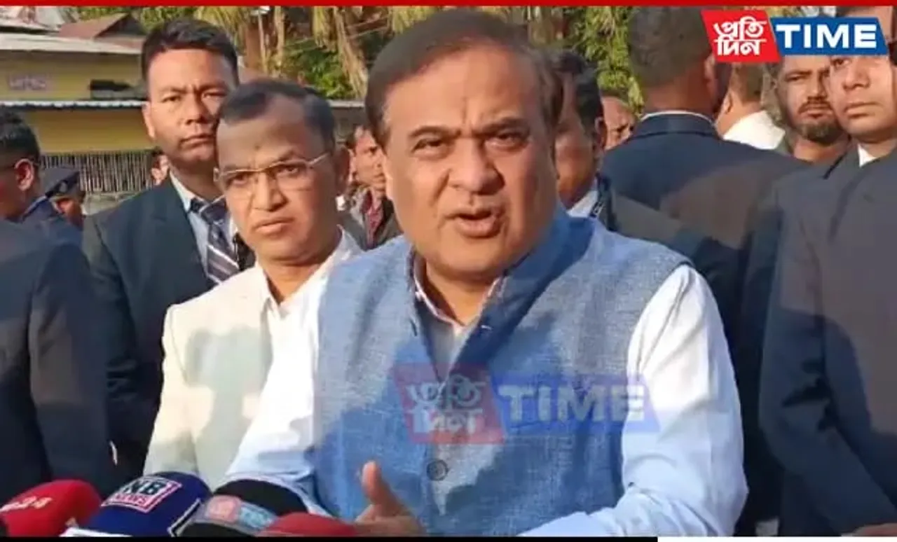 Assam CM Visits Families of Bus Accident Victims In Golaghat