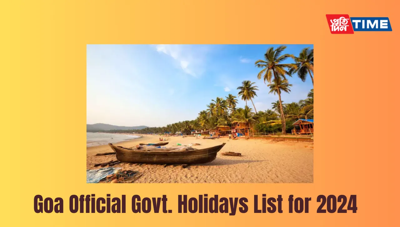 Goa Official Govt. Holidays List for 2024