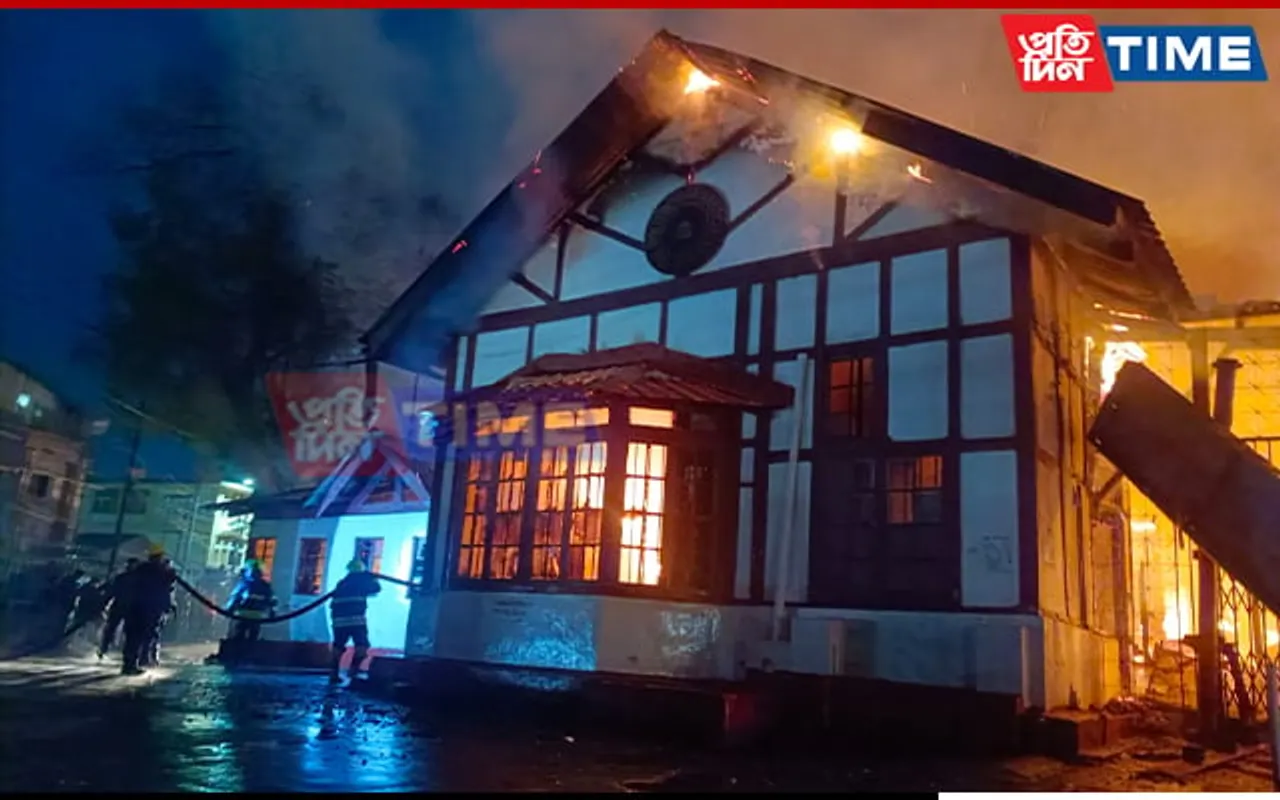 Fire Engulfs Shillong Bar Association Building, CM Visits Site