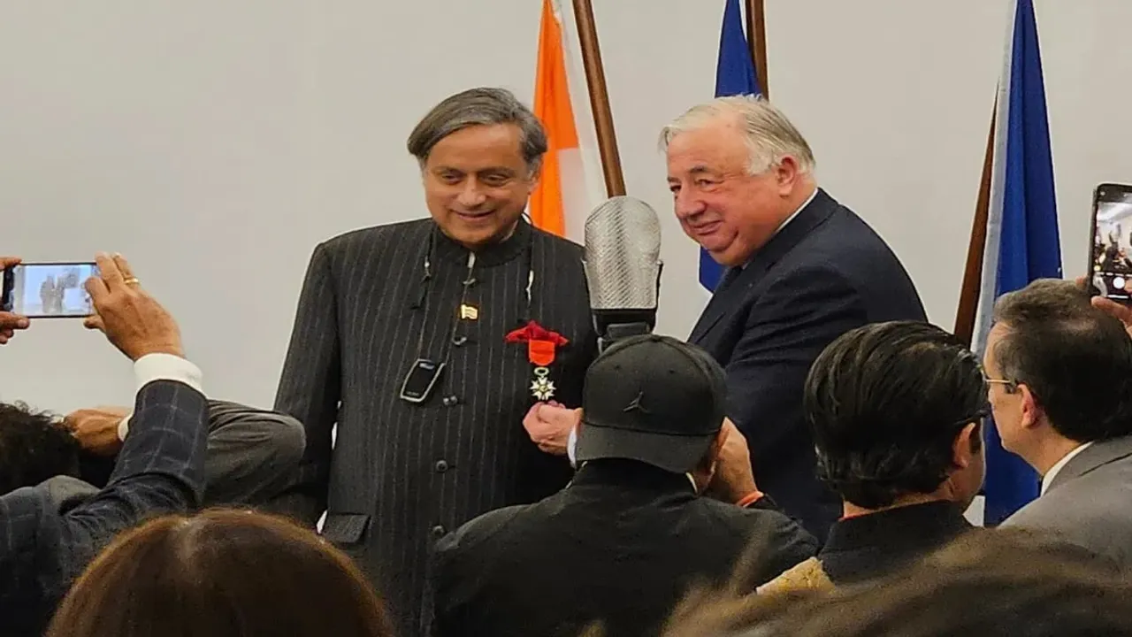 'Francophone' Shashi Tharoor Conferred France's Highest Civilian Honour