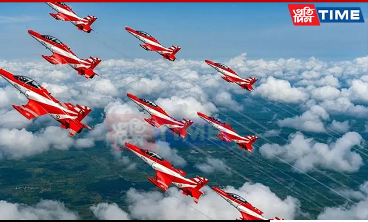 IAF's Surya Kiran Aerobatic Team Set to Dazzle at Air Show in Jorhat