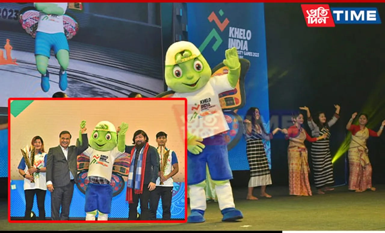 Assam CM Launches Logo and Mascot for Khelo India University Games 2024