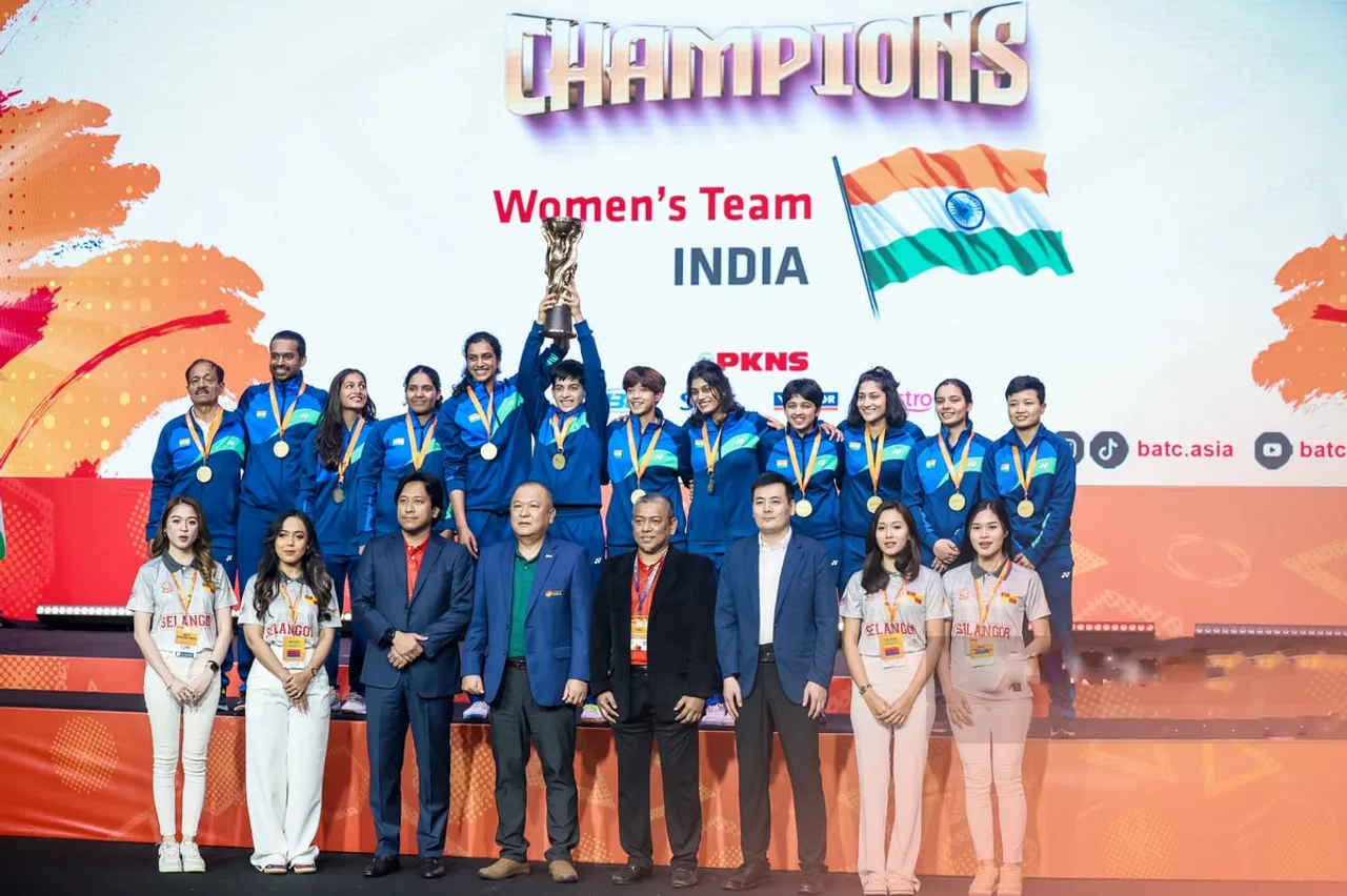 India Wins Maiden 'Badminton Asia Team Championships' Title