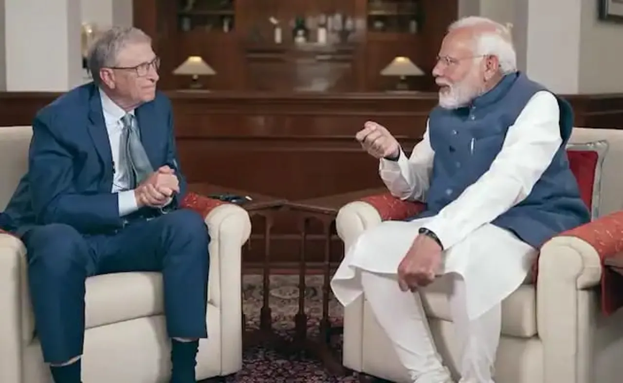 PM Modi & Bill Gates Discuss AI, Digital Infrastructure, Climate Efforts