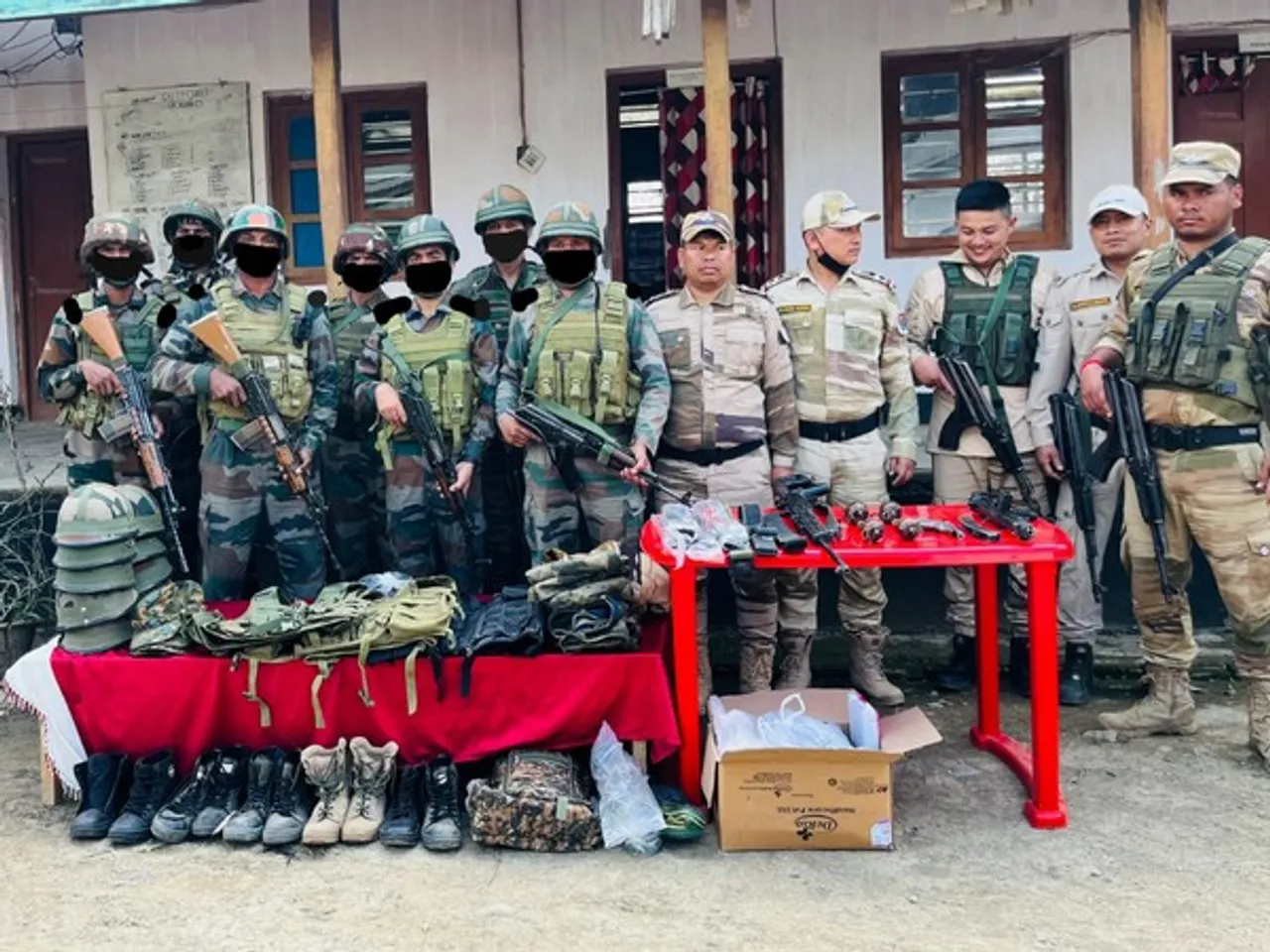 Indian Army Seize Arms and Explosives In Manipur