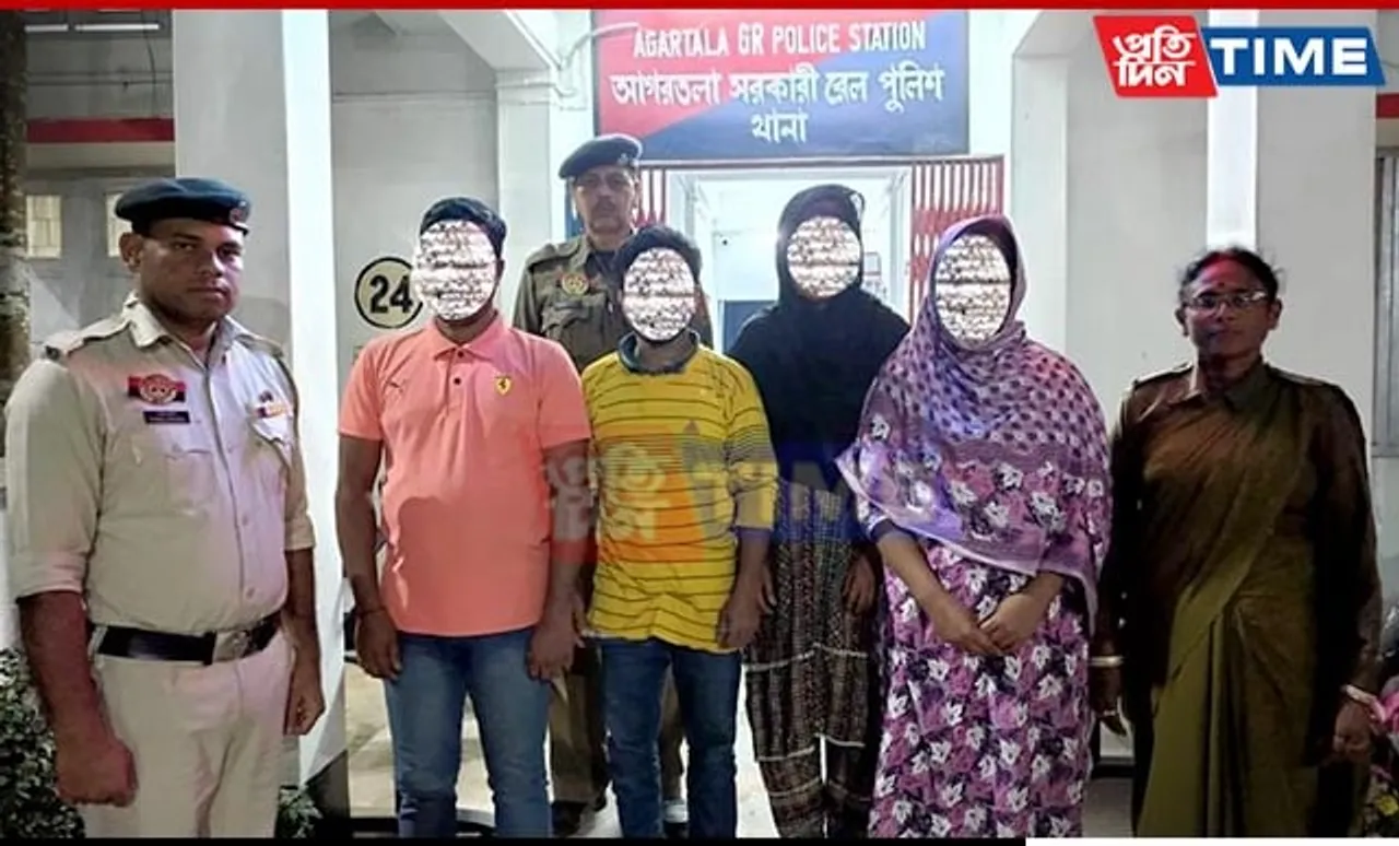 Tripura: 4 Bangladeshi Nationals Arrested from Agartala Railway Station