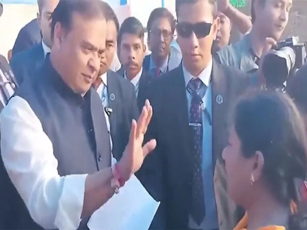 IN VIDEO: Assam CM Responds To Distressed Woman; Assures Action Against Land Mafia
