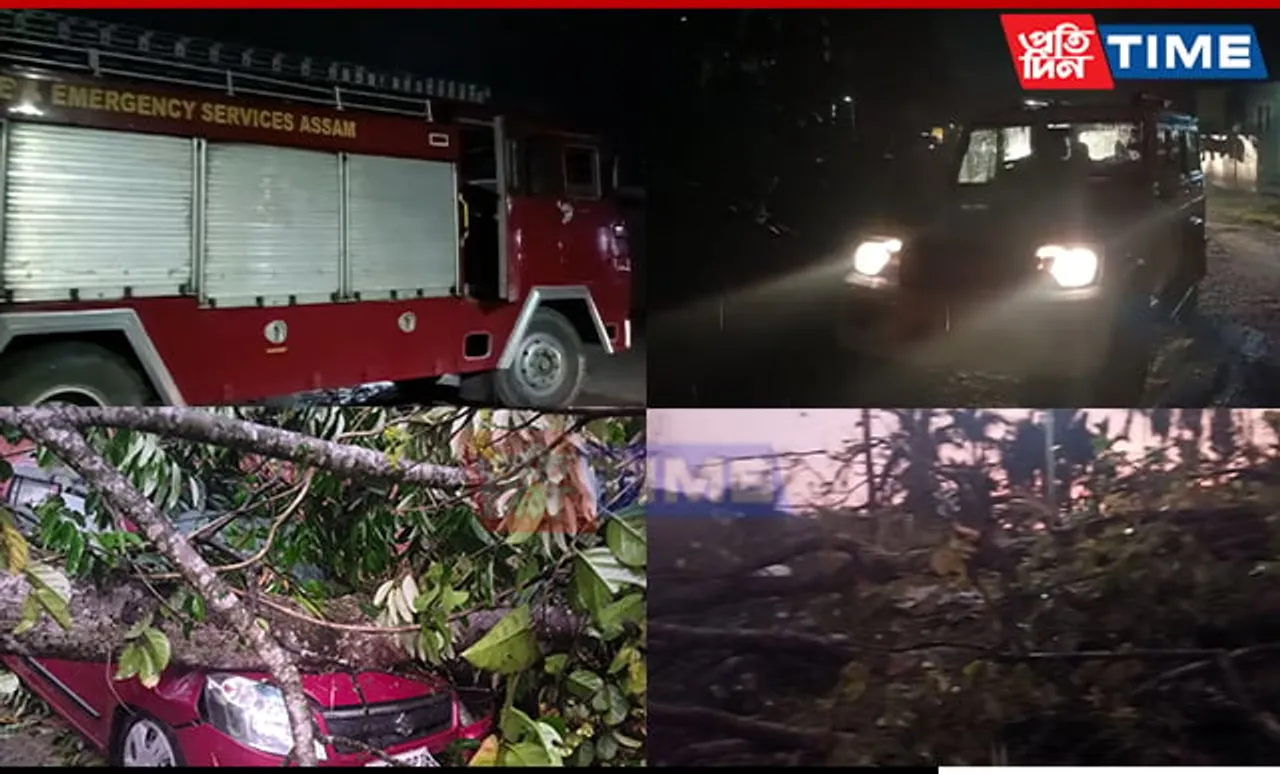 Guwahati: Tourists Stranded Amidst Storm in Garhbhanga; Rescue Operations Underway