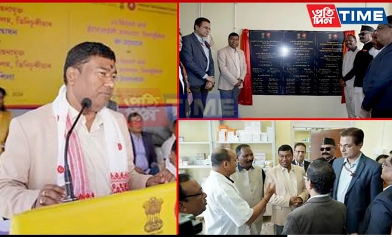 Union Minister Rameswar Teli Inaugurates 20 Bedded ESIC Hospital in Tinsukia