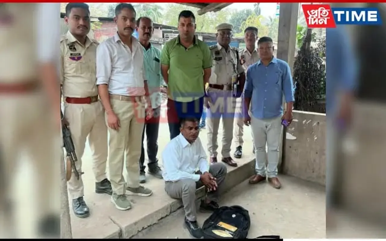 STF Assam Apprehends Fake Gold Trader In Guwahati's Jyotikuchi