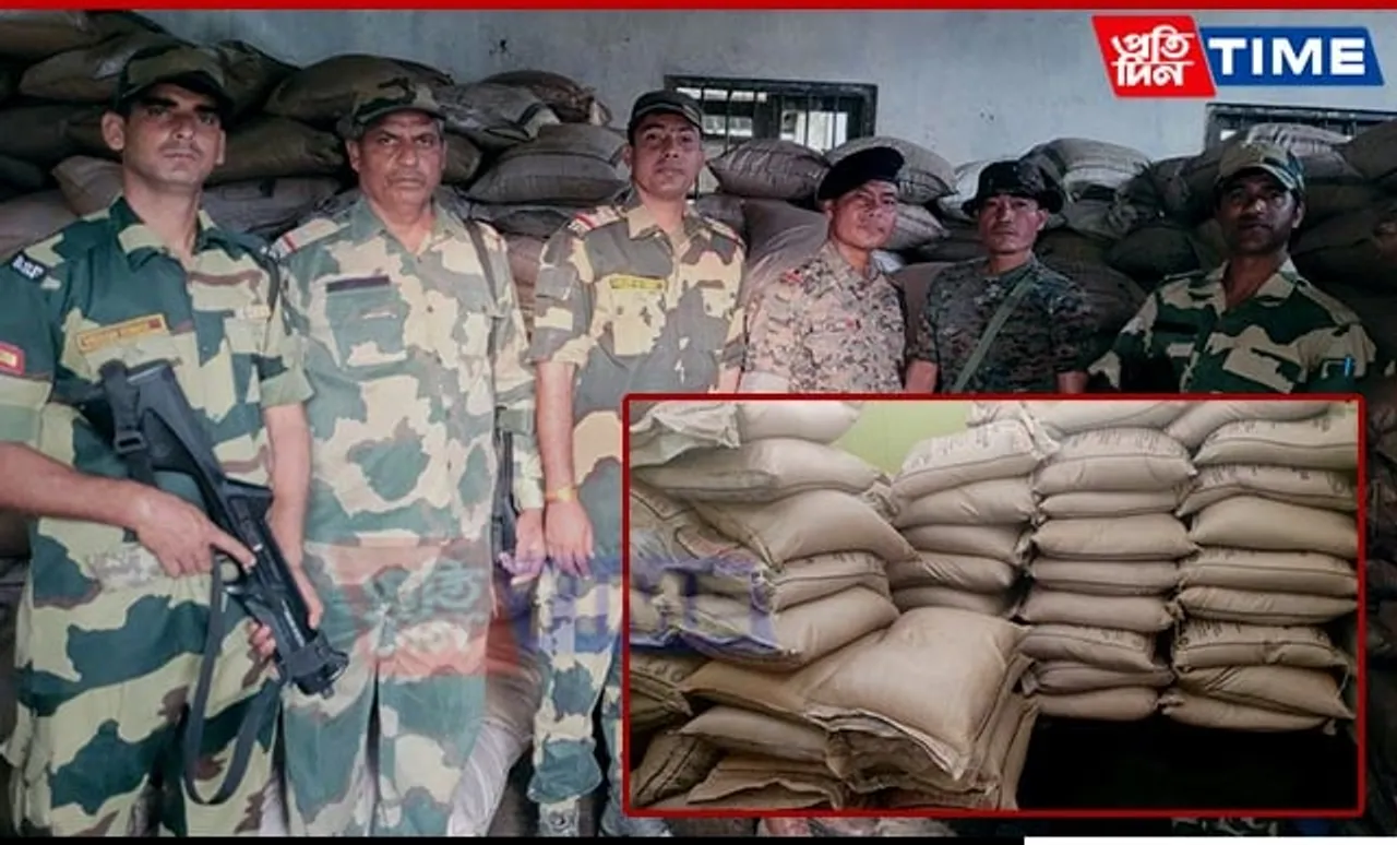 Meghalaya: BSF & Police Seize Sugar Worth Over Rs. 10 Lakh on Int'l Border