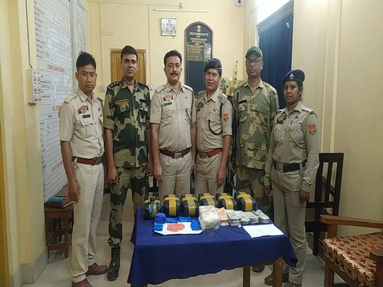 BSF Seize Rs 3.5 Crore Worth Of Yaba Tablets and Cash In Tripura
