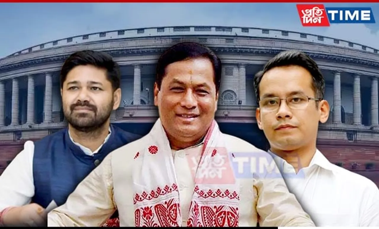 Sarbananda,Lurin Files Nomination for Dibrugarh; Gaurav Gogoi Enters Fray in Jorhat