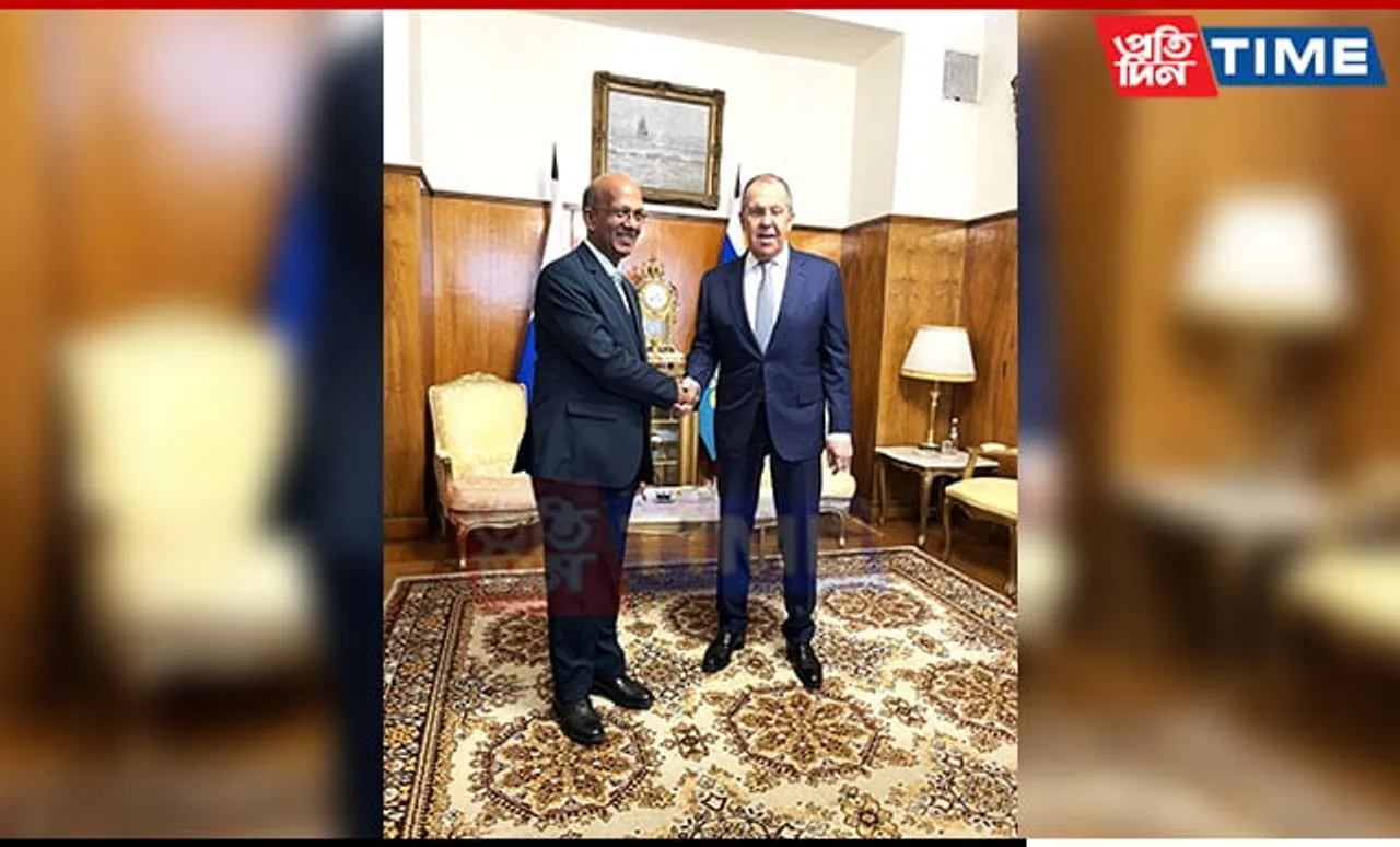 Indian Ambassador Calls On Russian Foreign Minister, Discusses Global Issues