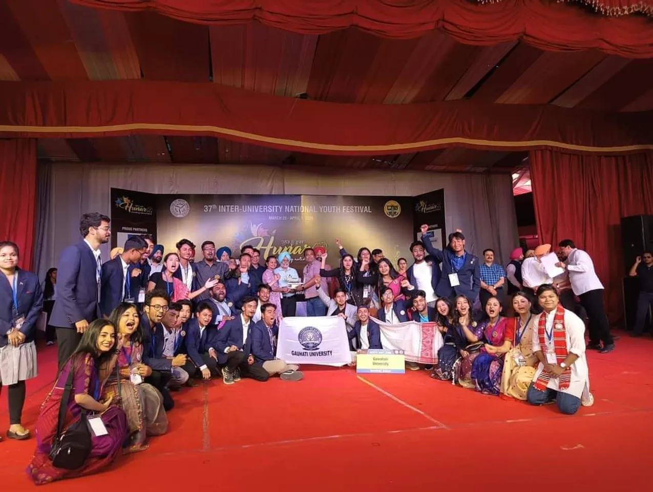 Gauhati University Shines at 37th National Inter University Youth Festival