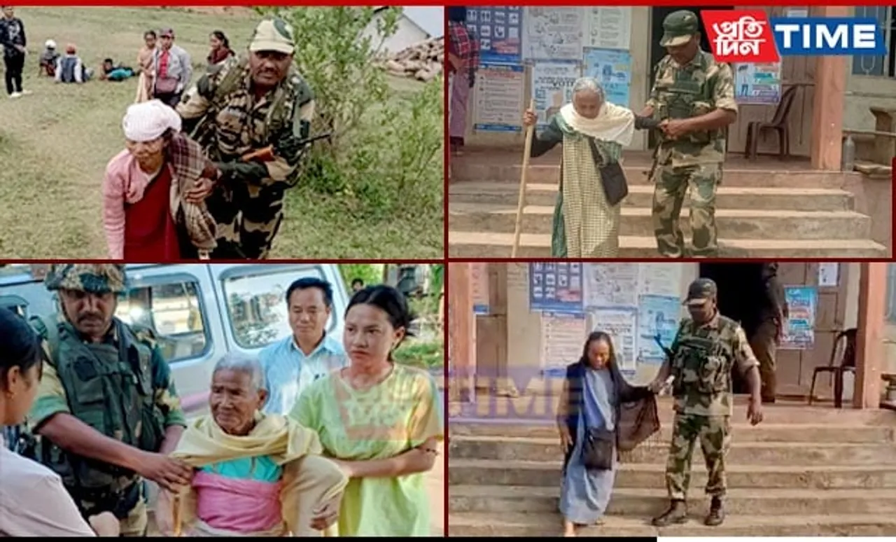 BSF Meghalaya Ensures Peaceful Lok Sabha Polls