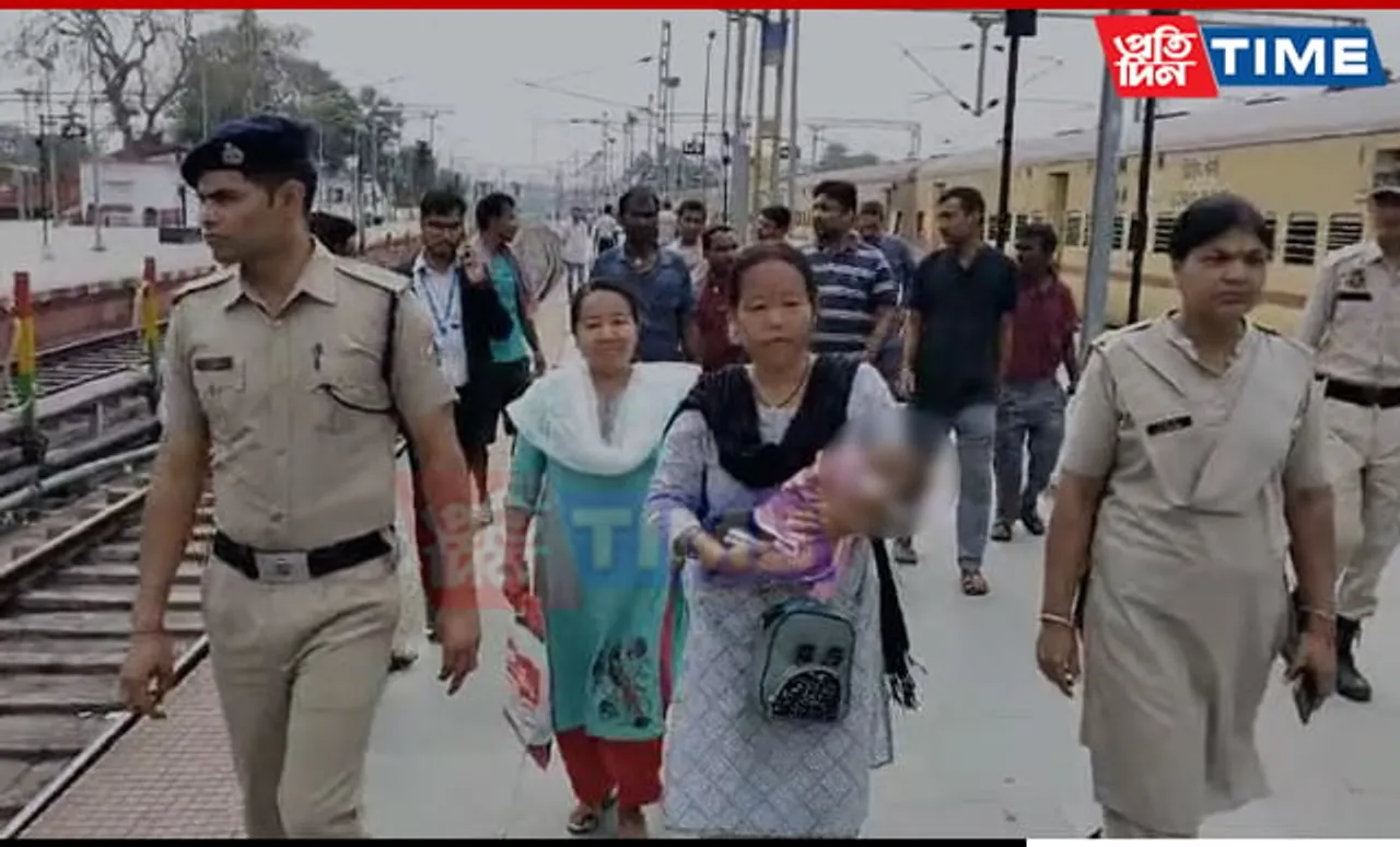 Newborn Baby Girl Found Abandoned Inside Train at Lumding Railway Station