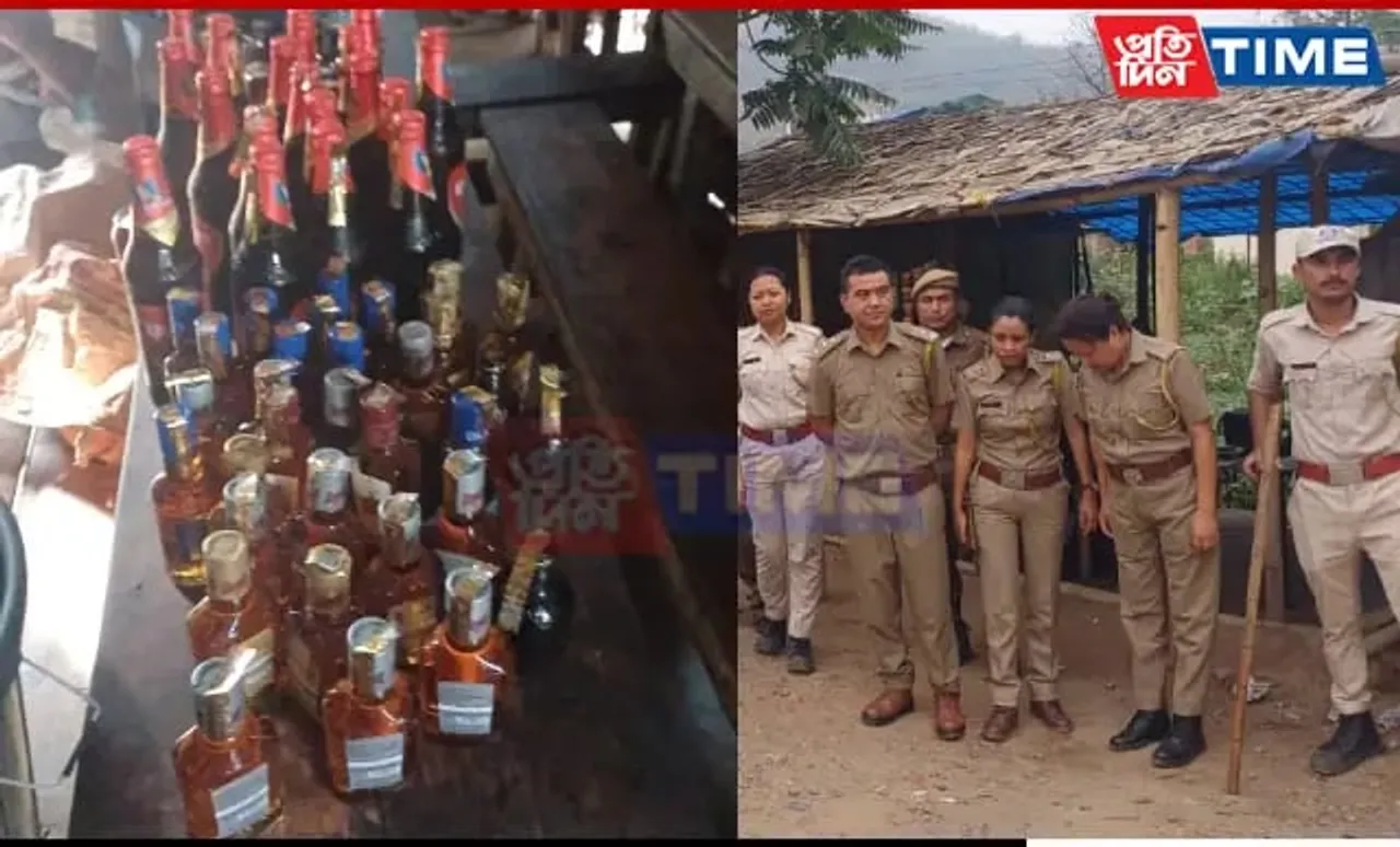 Huge Illegal Liquor Cache Seized In Excise Dept Raid