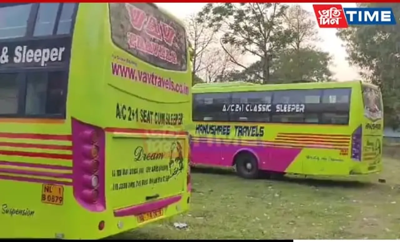 Identical Buses With Same Number Plates Astounds Cops In Assam