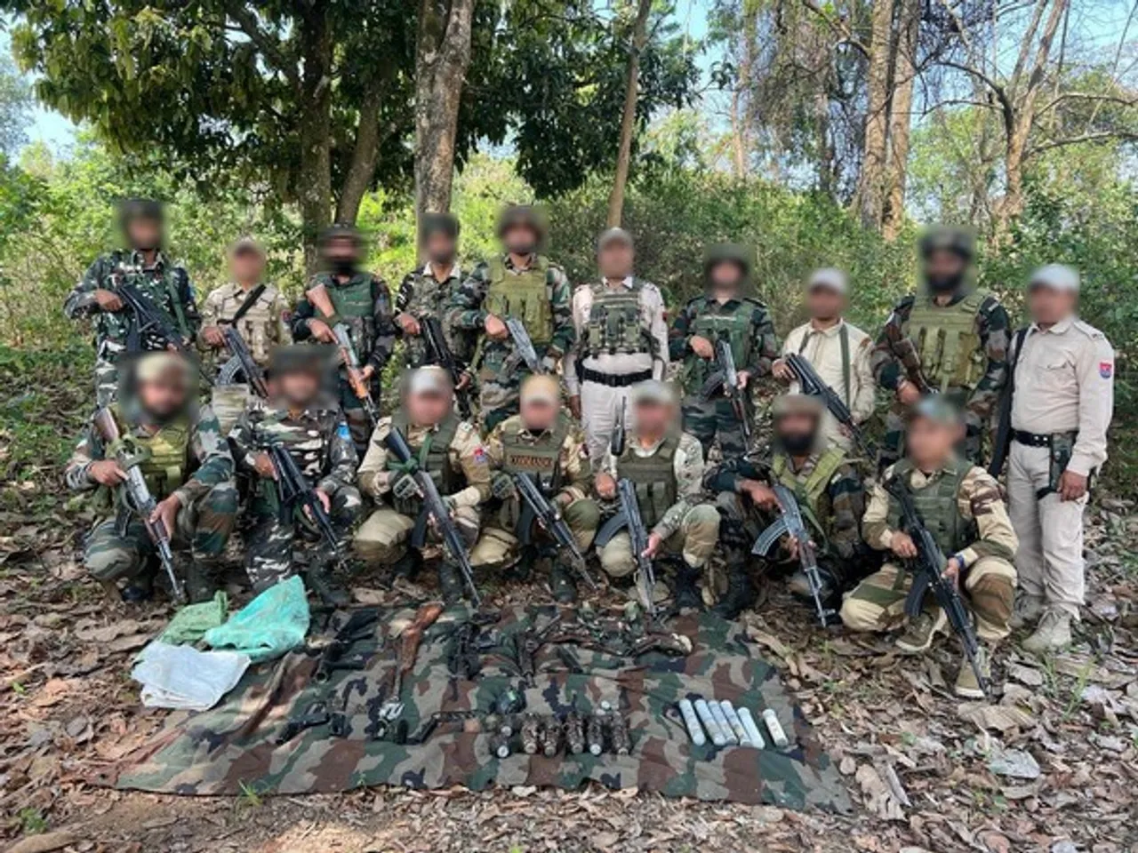 Huge Cache Of Illegal Arms, Ammunition Recovered In Manipur's Bishnupur