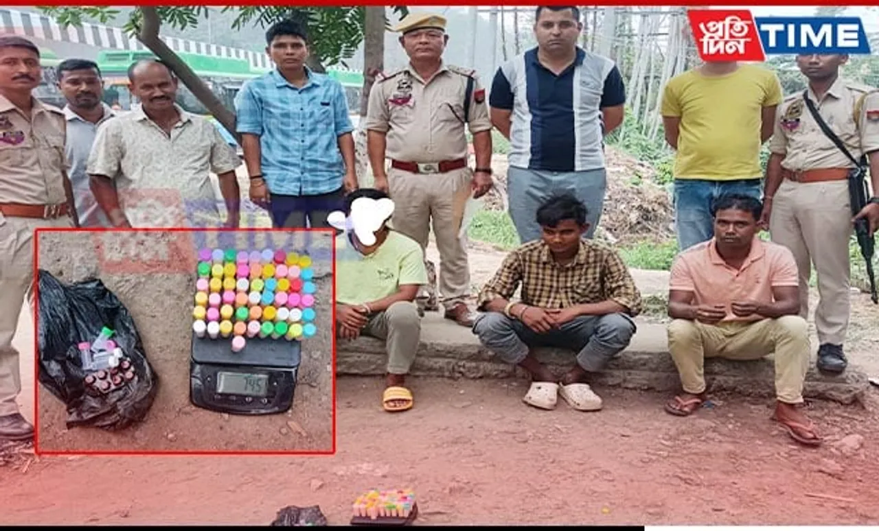 STF Raid Nets 3 Drug Peddlers with Suspected Heroin and Nitrazepam Tablets