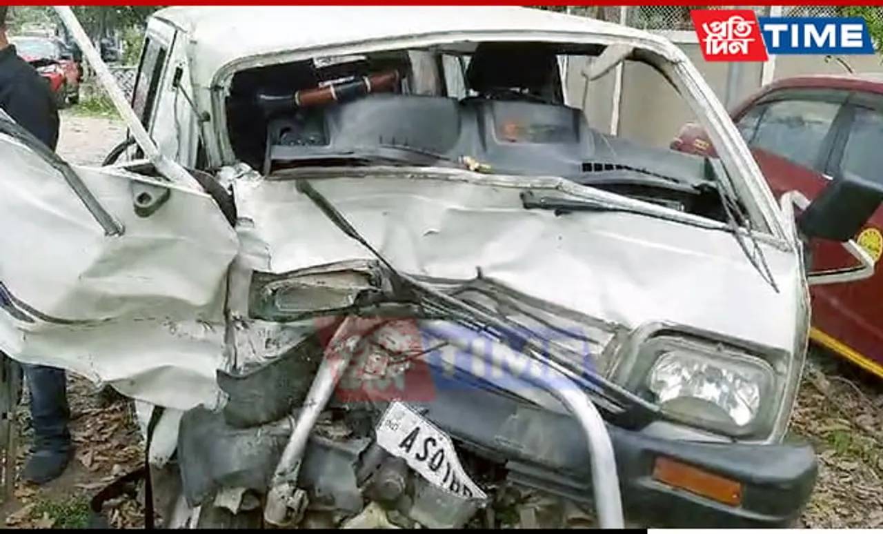 Guwahati: 1 Killed, 8 Injured Including Children as Speeding Car Hits School Van