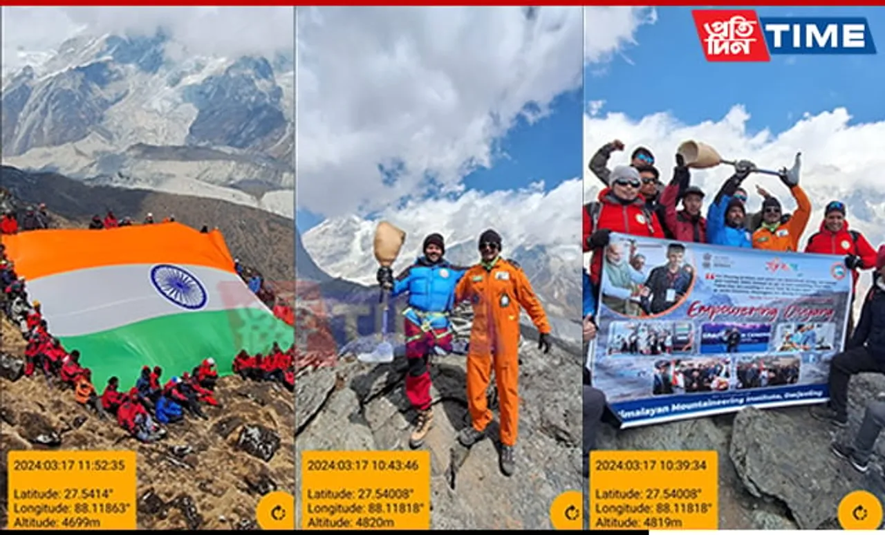 Physically Disabled Mountaineer Uday Kumar Makes History with Mount Rhenock Ascent