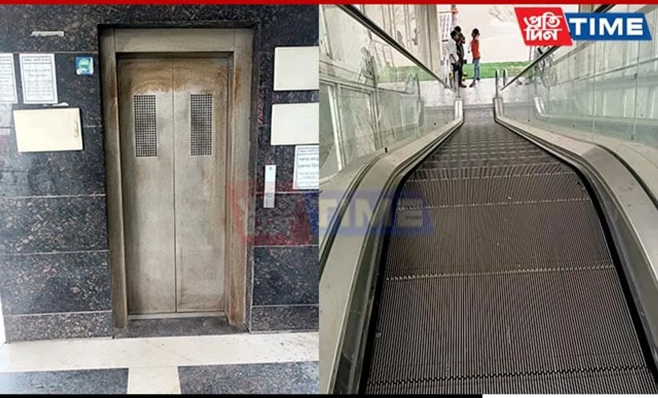 Escalator Malfunction Raises Concerns Over Infrastructure Maintenance in Ganeshguri