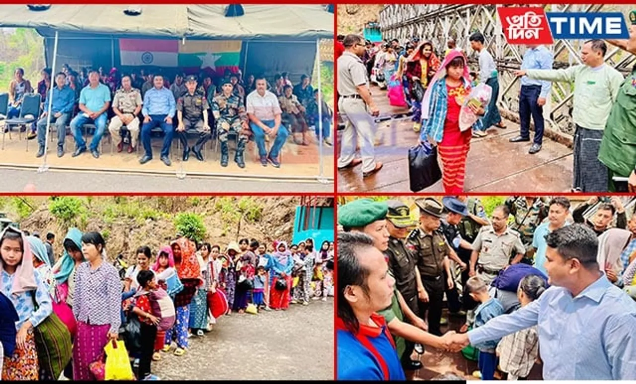 Manipur Concludes Initial Phase of Myanmar Illegal Immigrant Deportation