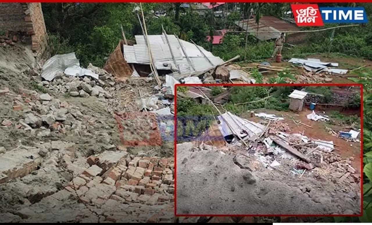 Child Dead After Guard Wall Collapses on House in Guwahati's Lal Ganesh