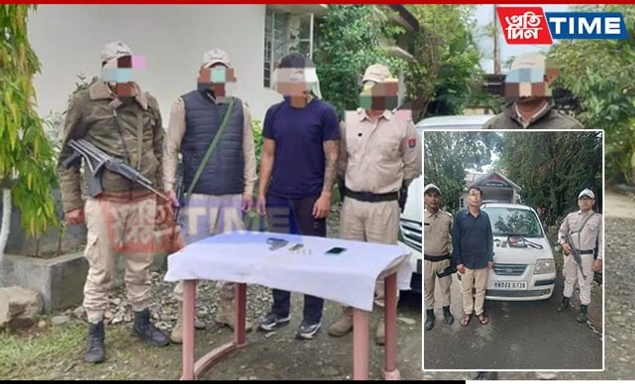Manipur: Two Insurgents Arrested in Separate Ops, Weapons and Vehicles Seized